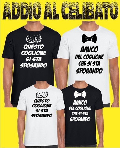 Addio celibato maglietta - al,