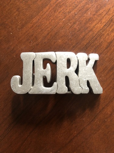 Jerk bold letters - jerk,